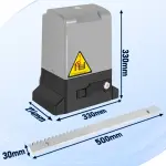 MOTOR  DESLIZANTE PARA PORTÃO 750W / ATE 1500KG